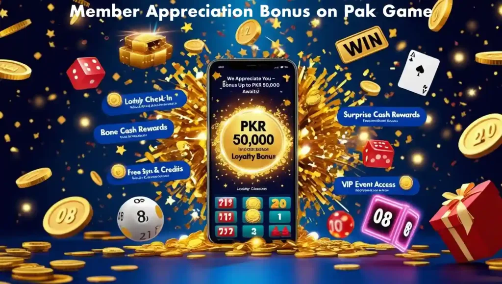 New Player Bonus on Pak Games App