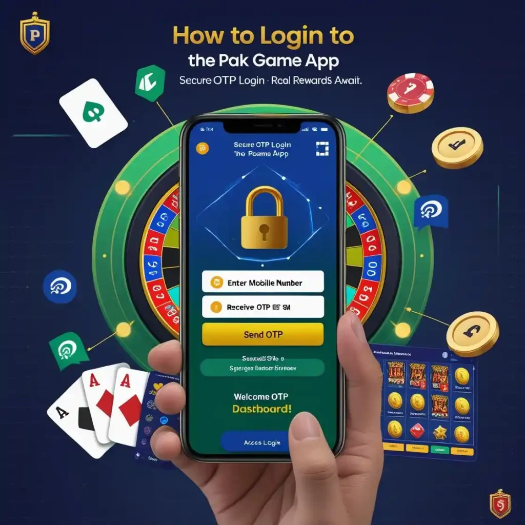 How to Login to the Pak Game App